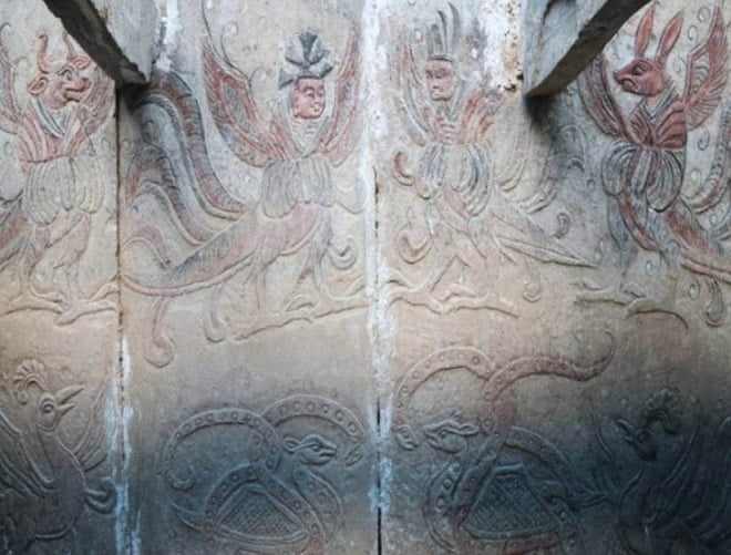 Unusual bas reliefs found on the territory of the ancient empire of Northern Wei 2