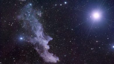 Witchs Head Nebula screaming at the supergiant star Rigel