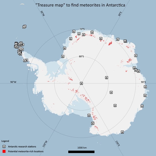 may be up to 300 000 meteorites in Antarctica 2
