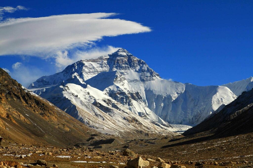 Anthropogenic impact reached Everest