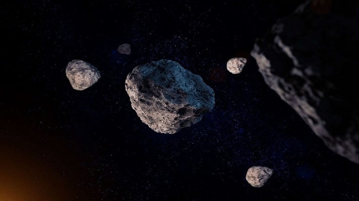 Astronomers first discovered a quadruple asteroid 1