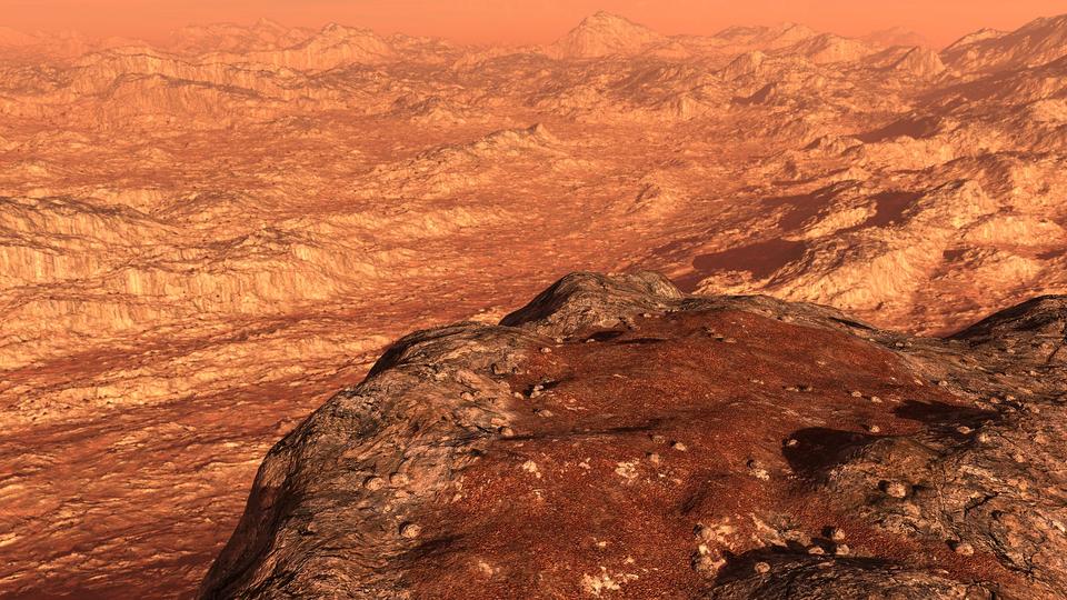Bacteria that can survive on Mars have been found in a volcano crater