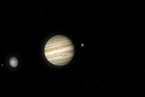 How big is Jupiter the scale of the largest planet in the solar system