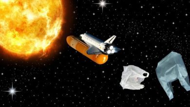 Is it possible to get rid of plastic waste by launching it into space