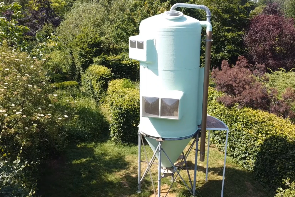 Old grain silo transformed into one of a kind micro house 2