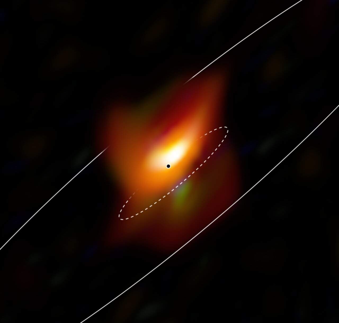 Supermassive black hole observations confirm 30 year old theory
