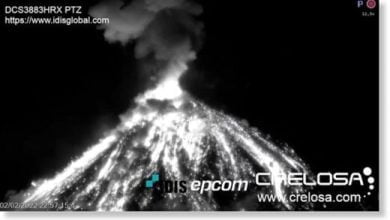 Volcano de Fuego in Guatemala erupts with 4 500m ash plume and pyroclastic flows