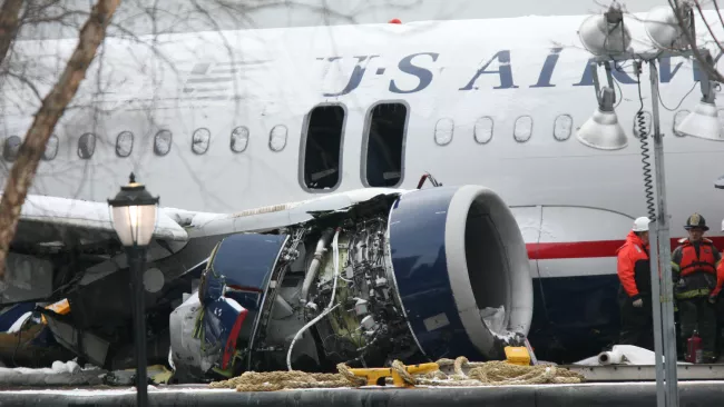 What happens when a plane makes an emergency landing