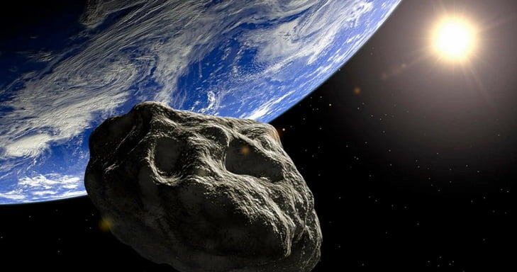An unknown asteroid almost collided with the Earth