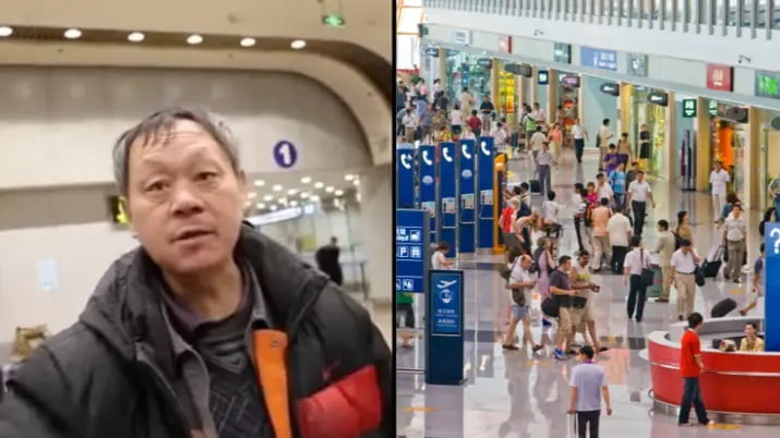 Chinese man lived at the airport for 14 years to smoke and drink freely