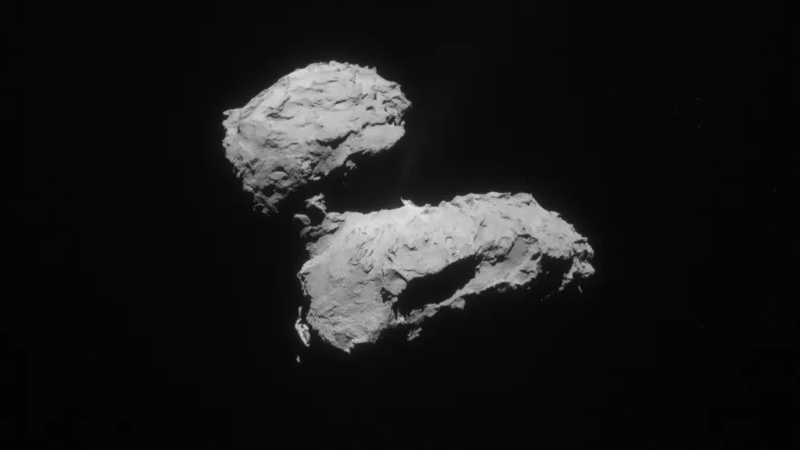 Why are asteroids and comets such weird shapes 1