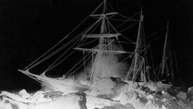 wreckage of a ship that sank over 100 years ago was found in the west of Antarctica