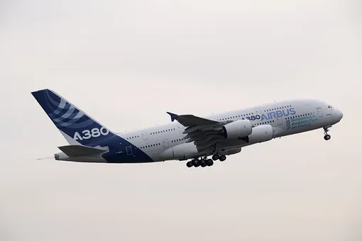 Airbus first took the A380 on 100 biofuel into the air