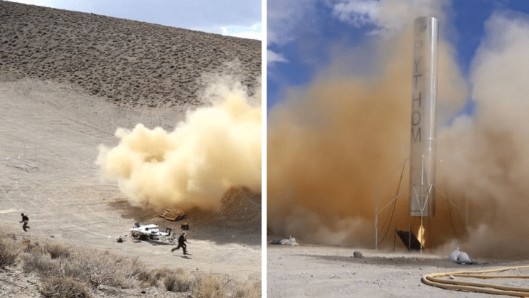 Engineers of a private space company almost died while testing their rocket