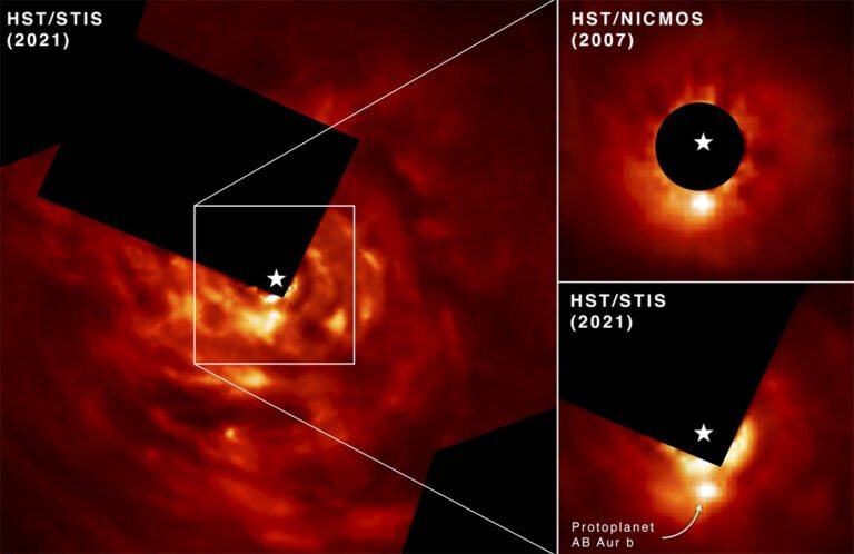 Hubble has discovered a planet that is forming in an unusual way