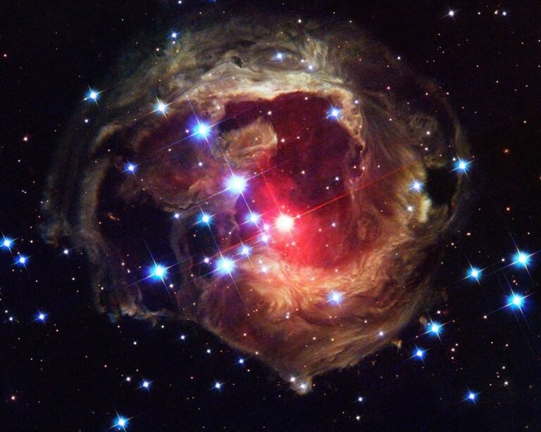 Variable star V838 Unicorni