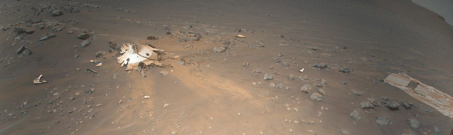 Why did the Mars helicopter Ingenuity photograph the Perseverance lander 2