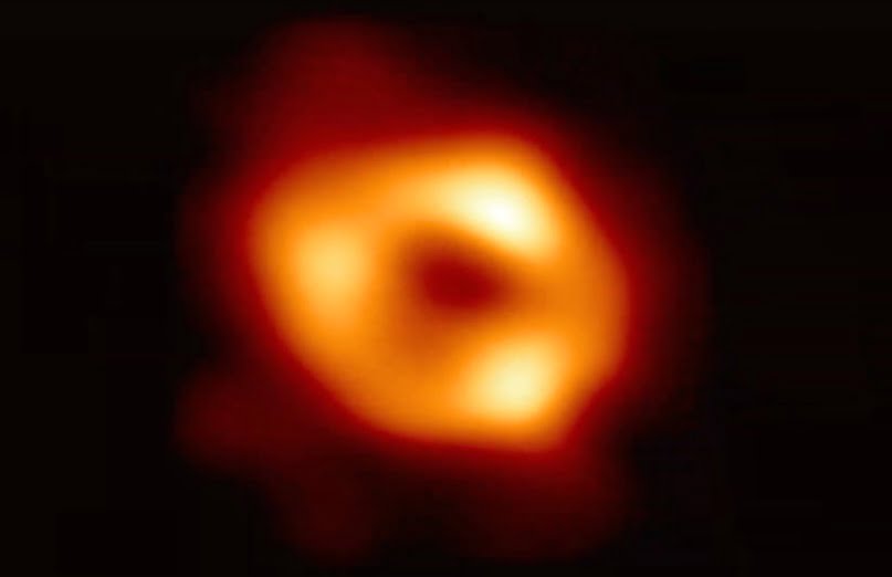 First ever image of a black hole at the center of the Milky Way 4