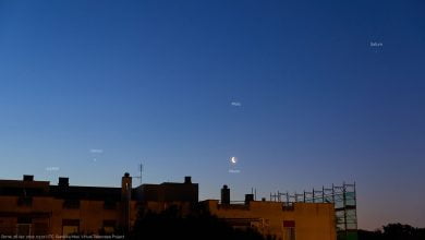 Planetary alignment captured in stunning new photo