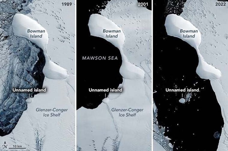 Unknown island discovered off the coast of Antarctica 2