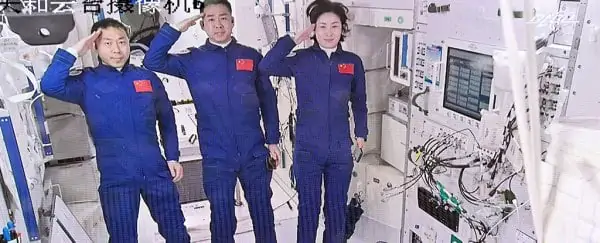 3 astronauts have just arrived at the Chinese space station to complete its 6 months