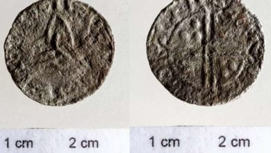 Ancient Scandinavian silver coin with famous Viking king found in Hungary