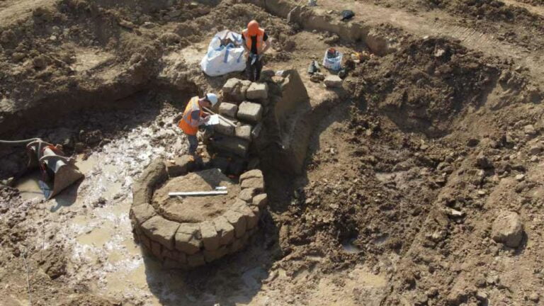 Archaeologists have found a Roman sanctuary near the German Limes 2
