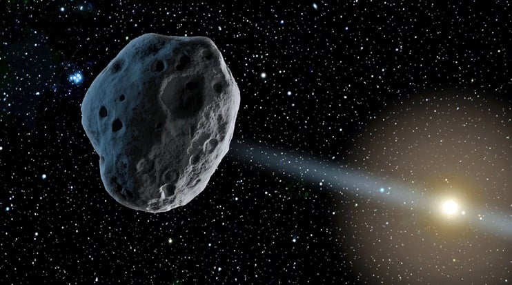Celestial body from which the asteroid Ryugu broke off contained water 1