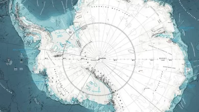 Extensive sonar map reveals the seafloor around Antarctica in a never before seen way 1