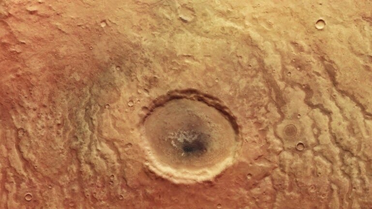 Eye of the Sahara discovered on Mars 1