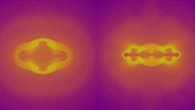 Magnetic field helps lasers shrink fusion fuel capsule 1