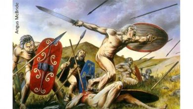 Naked warriors Celtic mercenaries went into battle without clothes