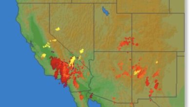Numerous fires break out in California after tens of thousands of lightning strikes