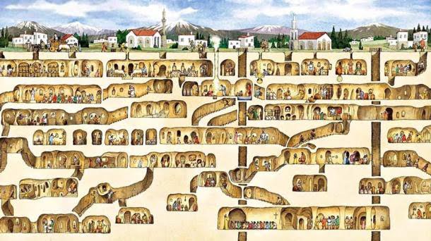 Underground city of Derinkuyu is home to 20 000 people but who built it 2