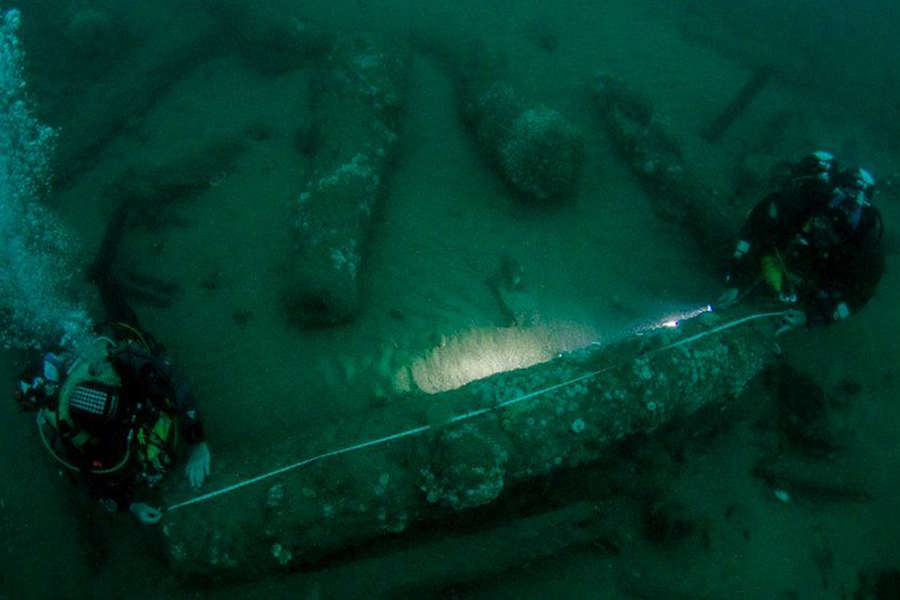 Wreckage of ship that almost drowned King James II 340 years ago found in England