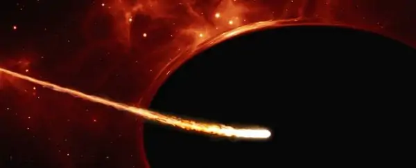 Astronomers watched as a black hole ripped apart a star but surprisingly little was eaten
