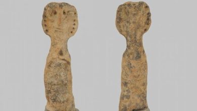 Barcode on ancient figurine baffles archaeologists