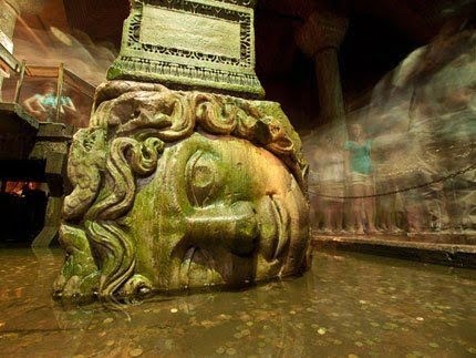 Cistern of the Basilica which contained the sarcophagus of Medusa or the Mysterious Snake Woman 7 1