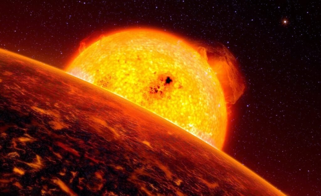 Hellish super Earth CoRoT 7 b 1
