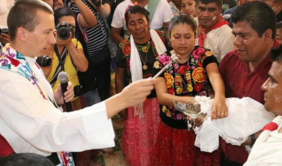 In Mexico the mayor of one of the cities married an alligator
