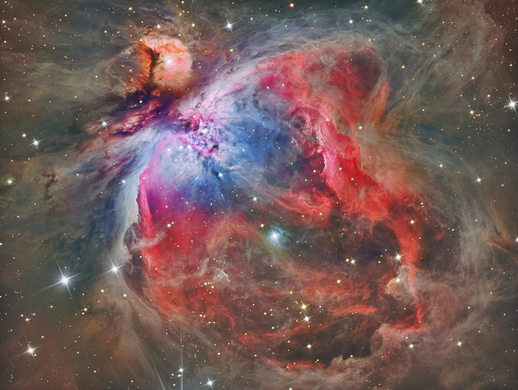One region of the Orion Nebula is collapsing 1