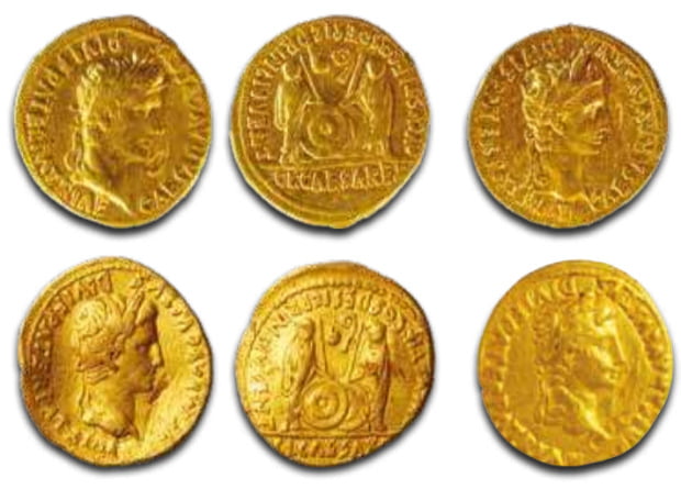 Treasure of gold Roman aures buried in Britain before the Roman conquest