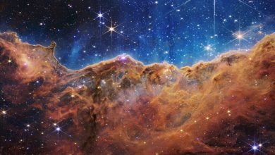 Webb shows space rocks and sparkling landscape