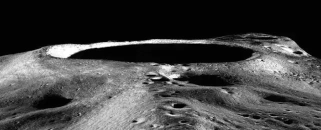 Darkest places on the moon are permanent shadows but now we can see into them