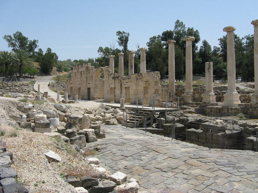 Exact time of the destruction of the ancient Scythopolis in Palestine has been determined
