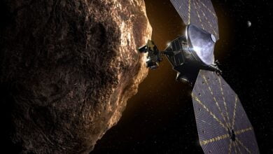 Lucy spacecraft detects moon orbiting Trojan asteroid