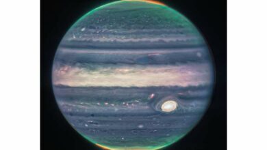 New images of Jupiter taken from the James Webb Space Telescope