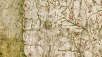 On the medieval map found the image of the islands of the legendary ancient kingdom