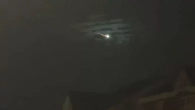 A fireball was spotted in the sky over Great Britain