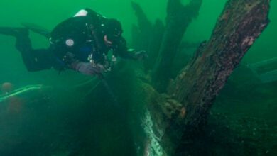 Archaeologists explore the sunken ancient flagship of the Danish king